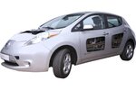 NTC-15.50 Electric car Nissan, made for education and training, produced by NTP Centr, car right