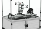 ABB Industrial Robot Integrated Training System, made for education and training, produced by Rhein Koester in Germany