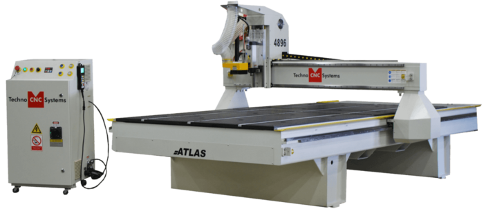 Atlas series CNC router, for education and training, made in USA by Techno CNC Systems